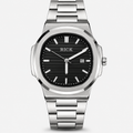 Crist Steel Classic Watch with black dial on a white background